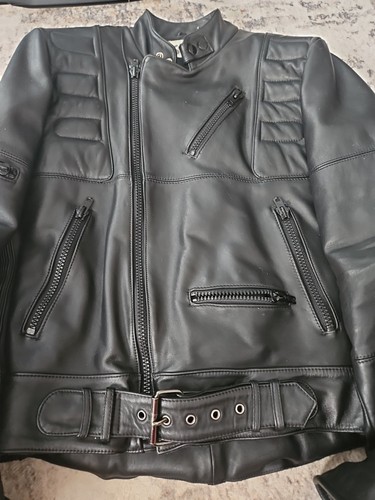 Schott black leather - black,
