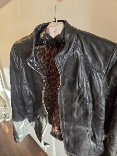 Leather jacket vest 2 - leather, vest,