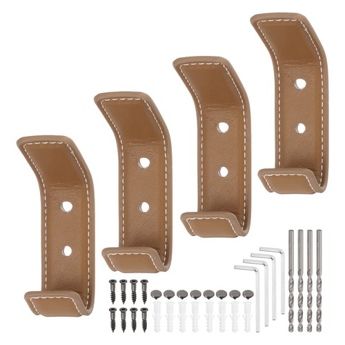 4pcs red brown - brown, coat
