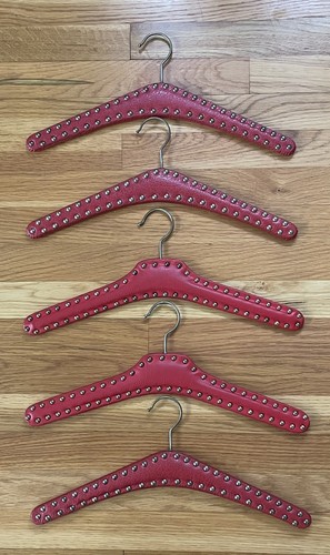 Vintage red brass studded - 5,