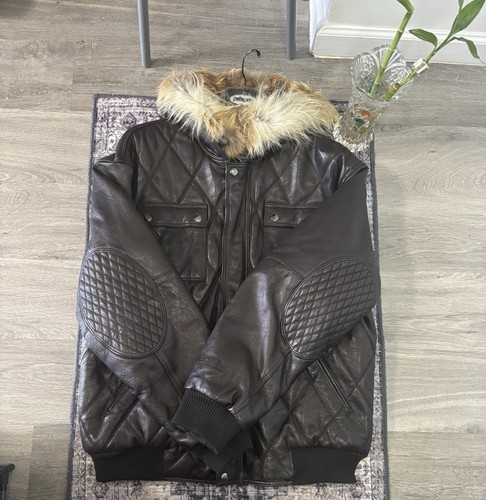 Men rare vintage real fur - men’s,